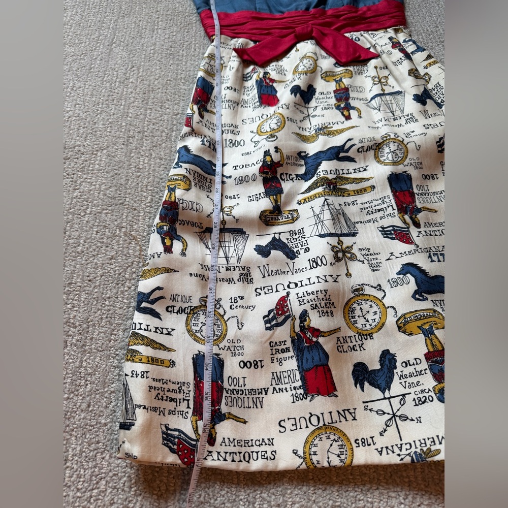 Vintage novelty print dress and jacket - Picture 10 of 15